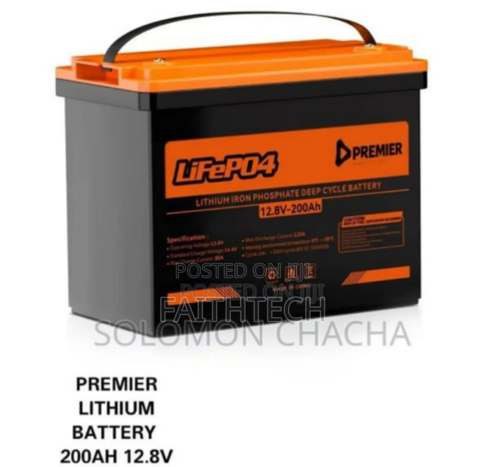 Premier Lithium Battery 200ah 12.8v