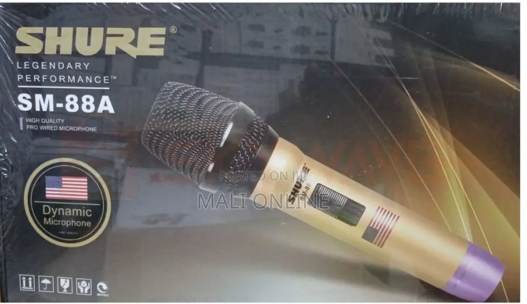 Shure Sm88a Pro Wired Dynamic Microphone Cardioid Vocal Mic