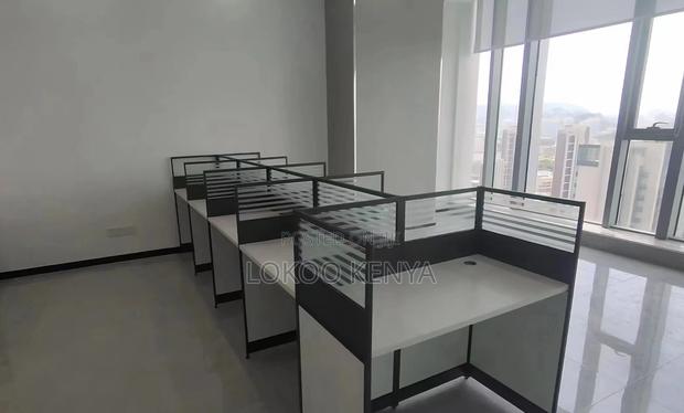 Office Desk: 2-Way Curved Employee Office Workstation - thumbnail 6