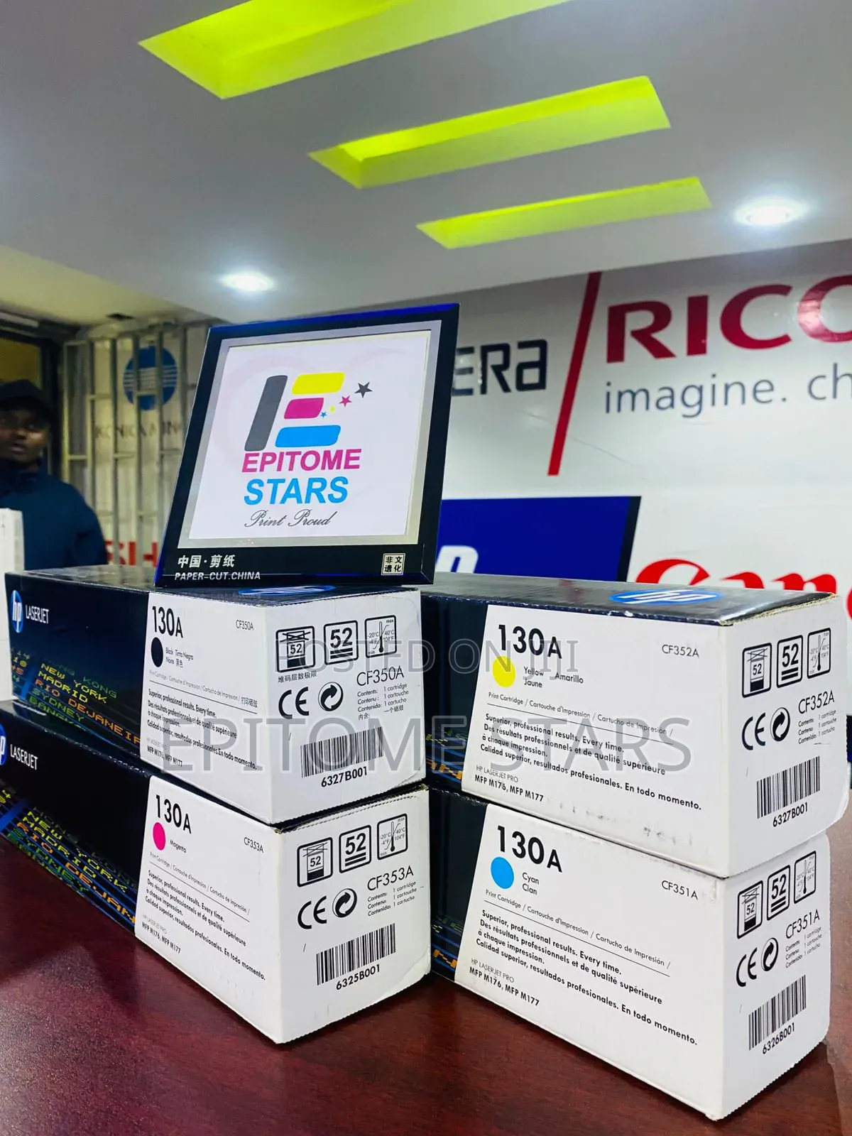 Hp130a(Cf351a) Toner Yield Above 1,300 Copies