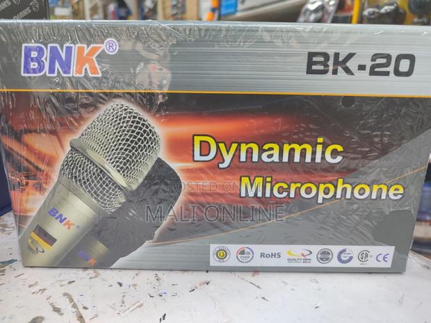 Bnk Bk-20 Wired Dynamic Microphone Cardioid Metal Body Mic