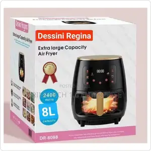 Glass Oven Dessini Air Fryers -8ltrs