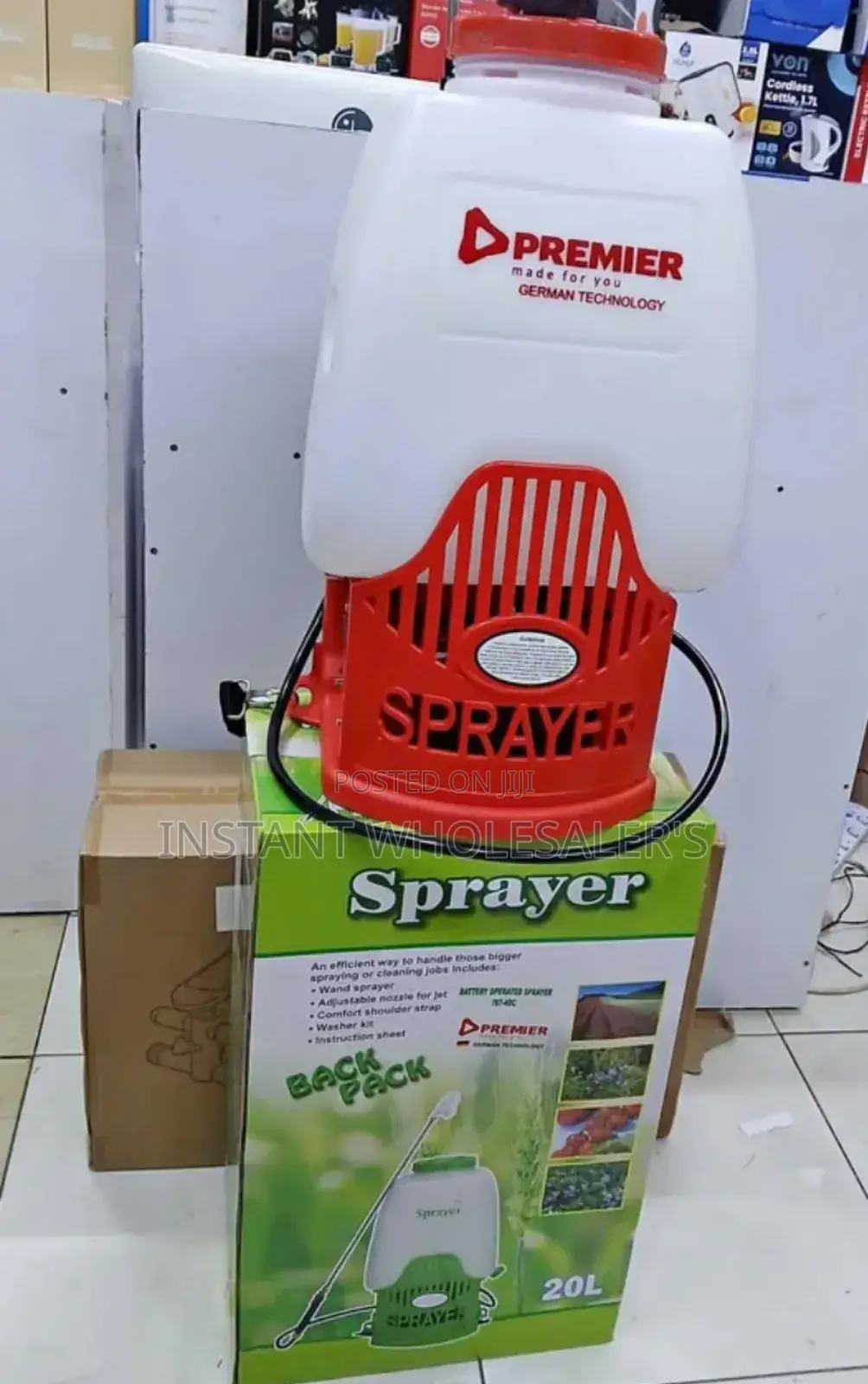 Premier Rechargeable Knapsack Sprayer