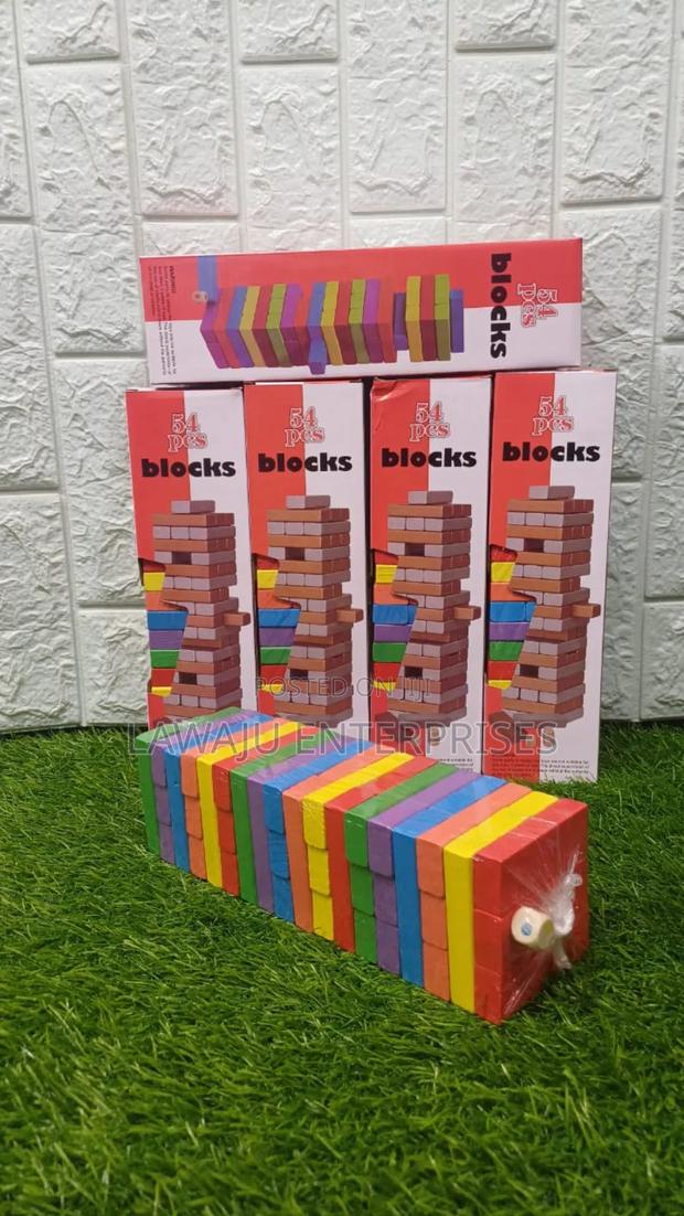 Coloured Jenga - main view