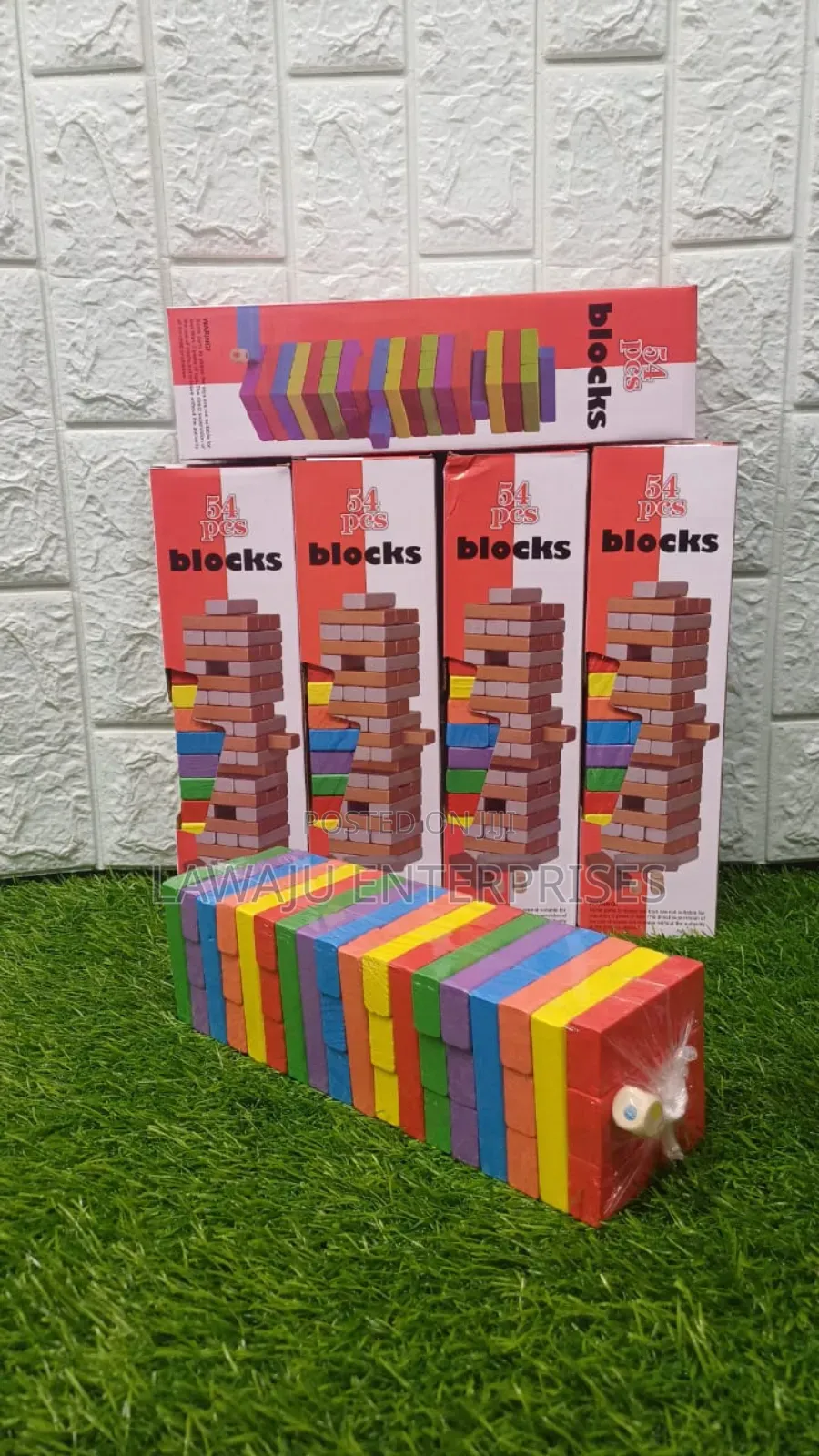 Coloured Jenga