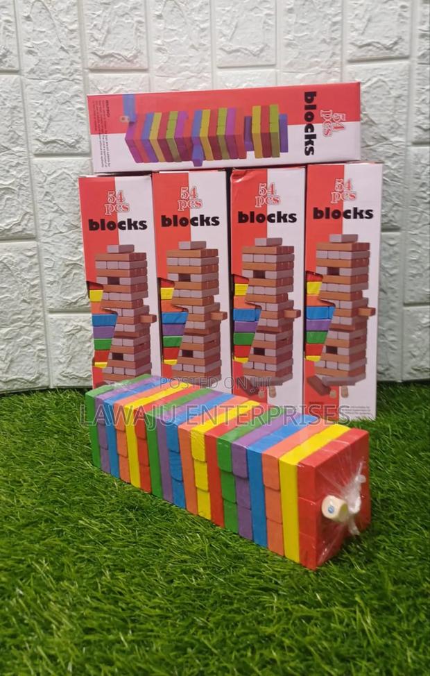 Coloured Jenga - main view