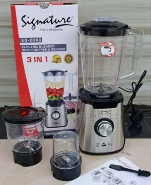 Signature 3-in-1 Blender With Chopper and Grinder