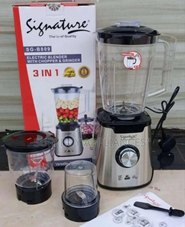 Signature 3-in-1 Blender With Chopper and Grinder