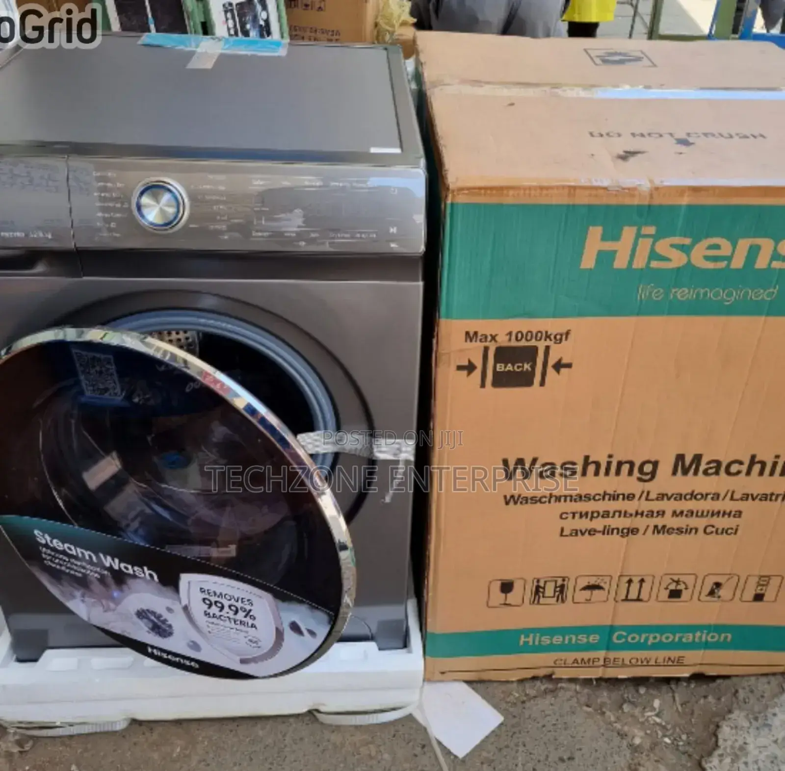 Hisense Wash Dry 12kg/8kg Washing Machine Smart Tech