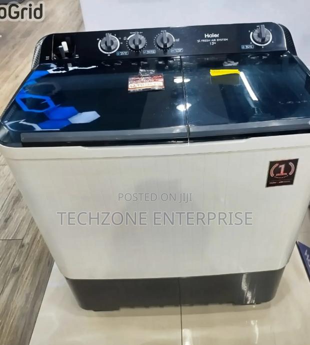 Haier Hwm105-M186 10kg Semi Auto Washing Machine Twin Tub,