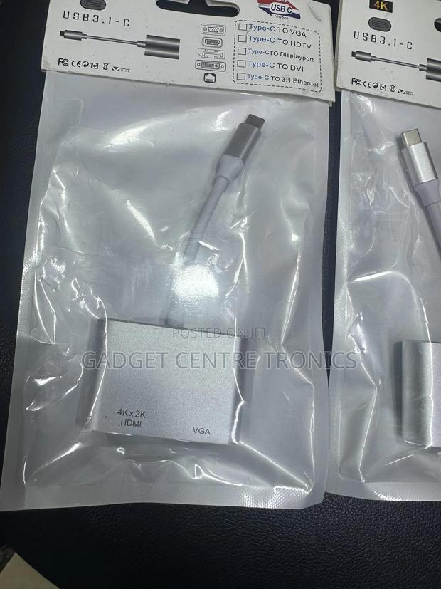 Type C to Hdmi and Vga