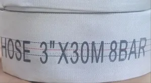3' by 30m Canvas Delivery Pipe