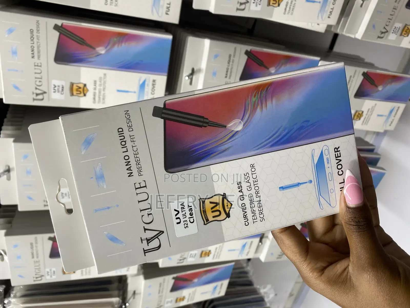 Skinom Galaxy S23 Ultra Uv Tempered Glass Screen Protecctor