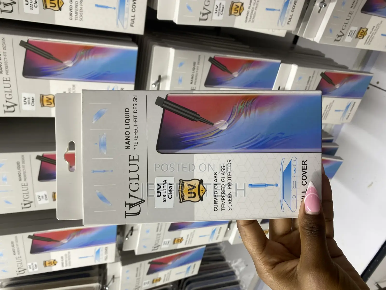 Skinom Galaxy S23 Ultra Uv Tempered Glass Screen Protecctor