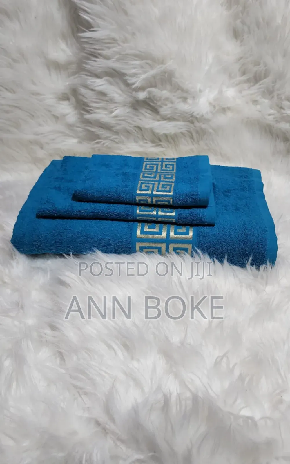 *3pcs 100% Egyptian Cotton Towels Are Available.* Size (Xl)