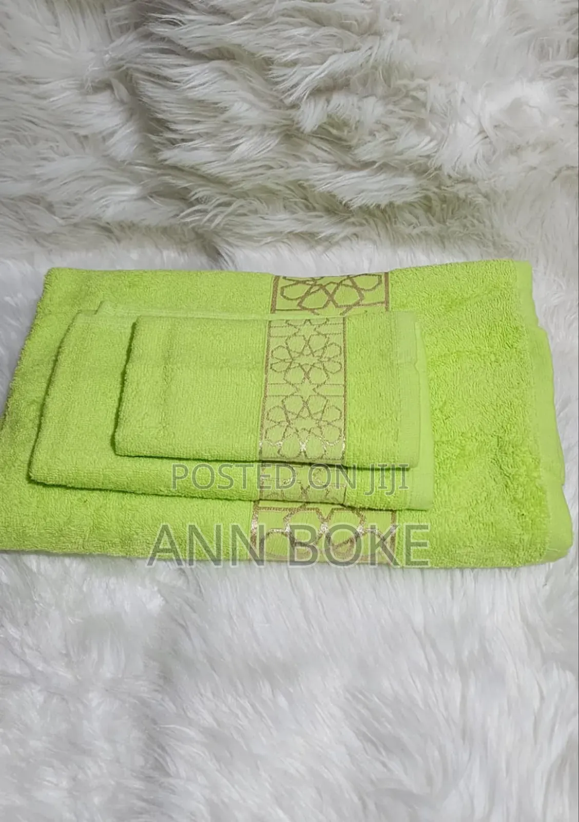 *3pcs 100% Egyptian Cotton Towels Are Available.* Size (Xl)