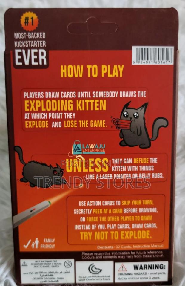 Exploding Kittens - main view