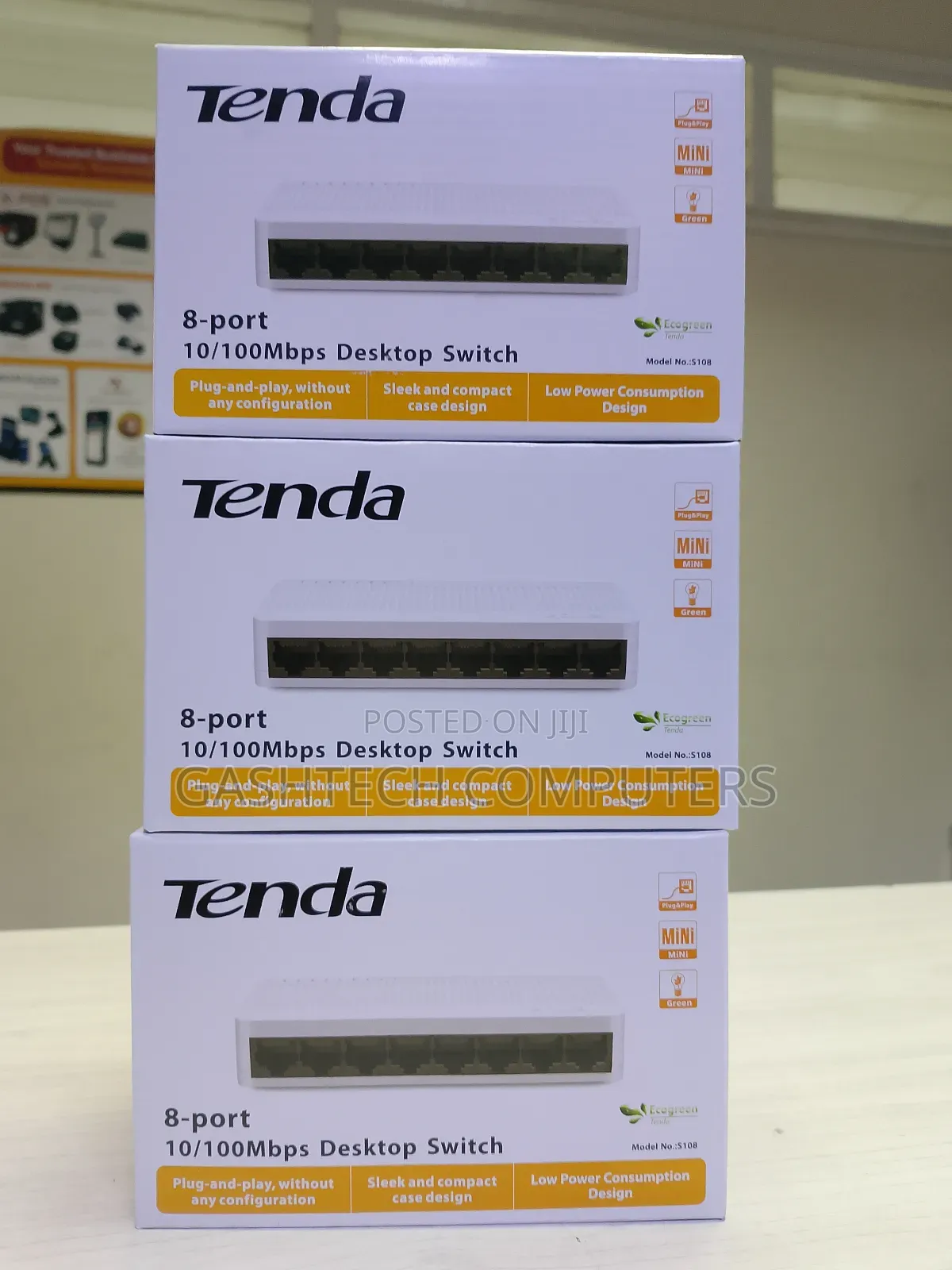 Brand New Tenda S108 ,8-Port Desktop Switch