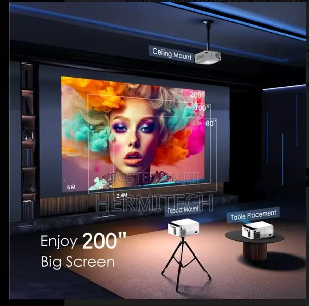T5mini Original Full Hd Projector Android13