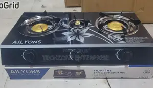 Ailyons (Gs-301) 3 Burner Tabletop Gas Cookers