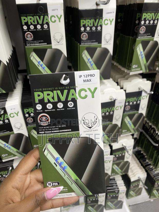 Sinye Privacy Tempered Glass Protector for iPhone 12 Pro Max - main view