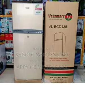 Double Door Fridge - Volsmart 138litres Fridge