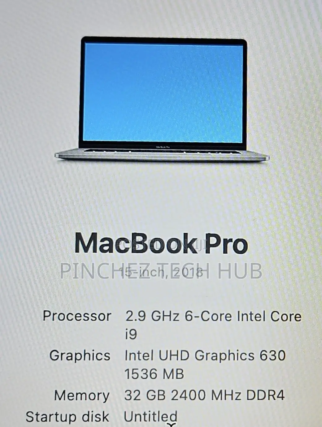 Laptop Apple MacBook Pro 2018 32GB Intel Core I9 SSD 1T