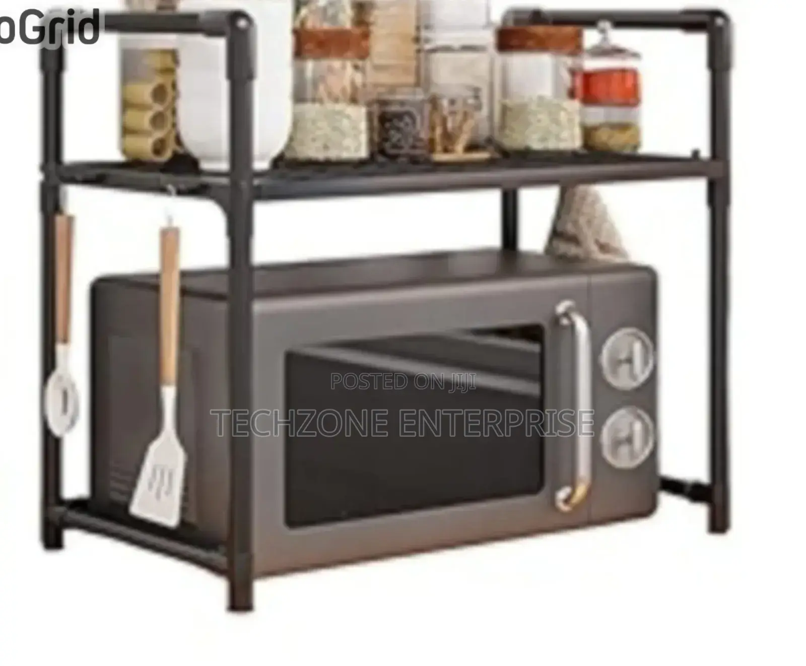 Multipurpose Microwave Stand With Storage Area 