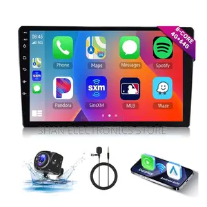 10" 4+64g Double 2din Android 13 Car Stereo Carplay