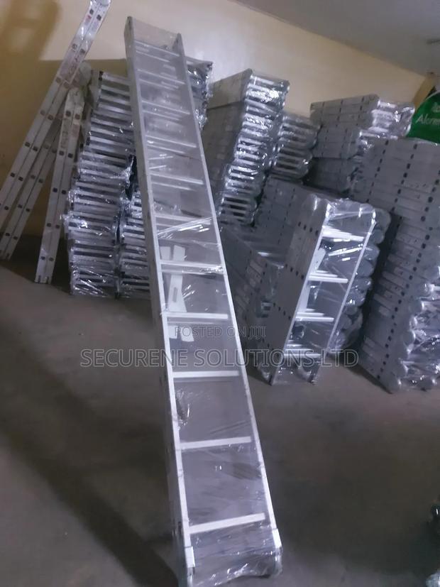 2by11/22ft Aluminum Extension Ladder, - main view
