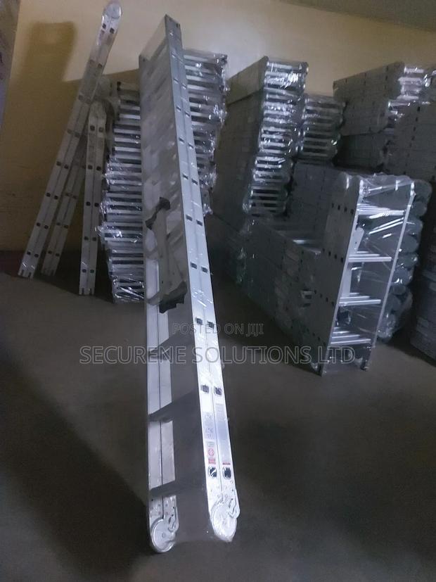 2by11/22ft Aluminum Extension Ladder, - thumbnail 3