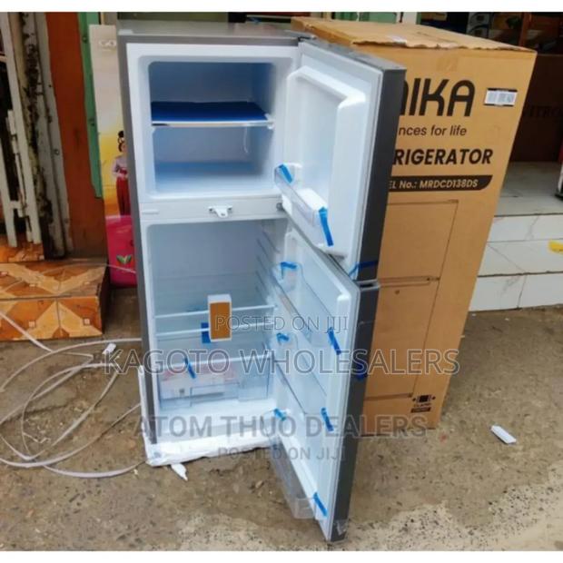 Black Mika.  Mika 138litres Fridge