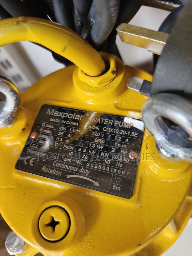 Maxpolar 2hp Sewage Pump Heavy Duty - thumbnail 3