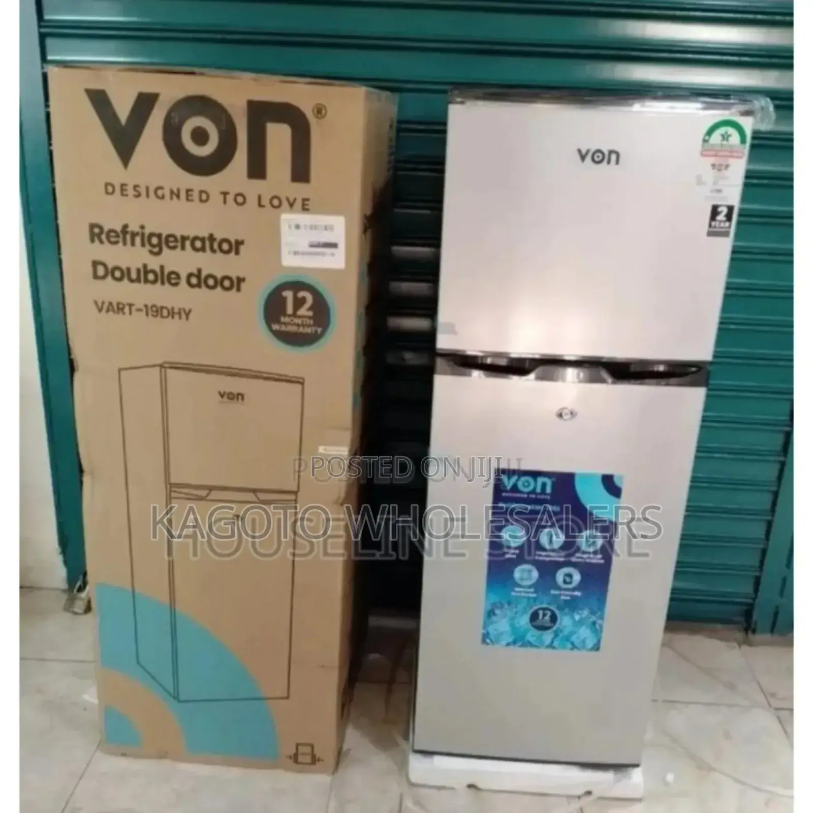 Silver Von -- Von 138litres Fridge
