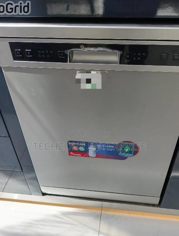 Ramtons Rw/300 Dishwasher 12 Settings, Silver Child Lock