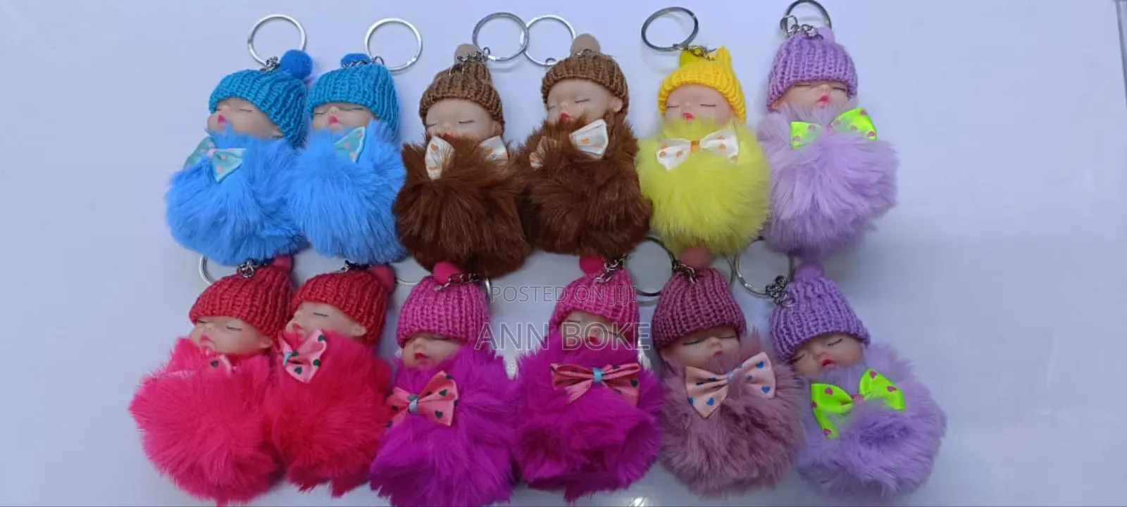 Fluffy Kids Keyholders