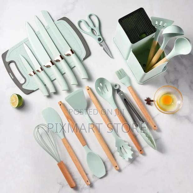 19pcs Executive Silicon Spoons Set-Heat Resistant - main view