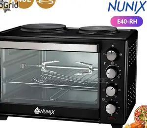 Nunix 40 Litres Rotisserie Oven With Double Hot Plate