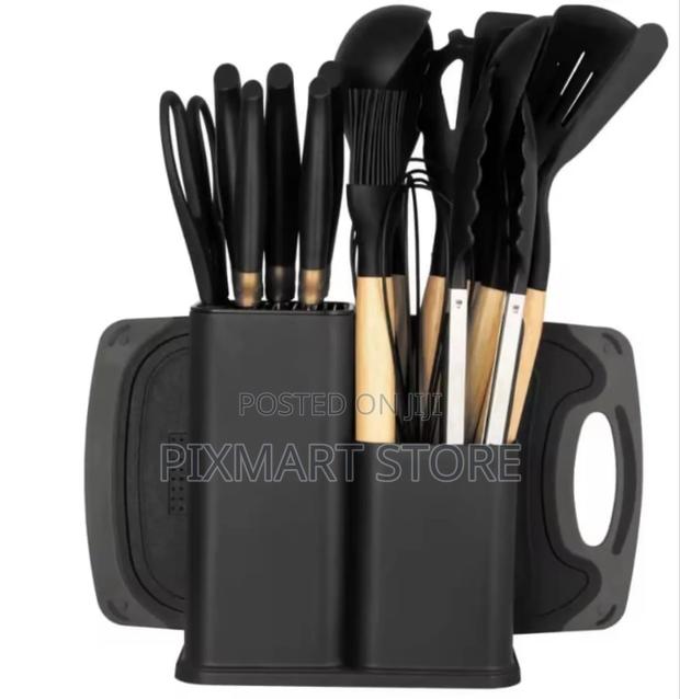19-Piece Silicon Cooking Spoons -Non-Stick