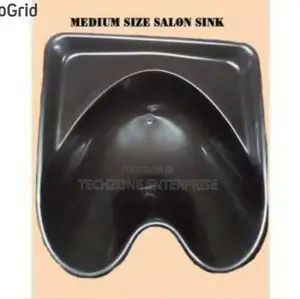 Durable Fibreglass Black Salon Sink