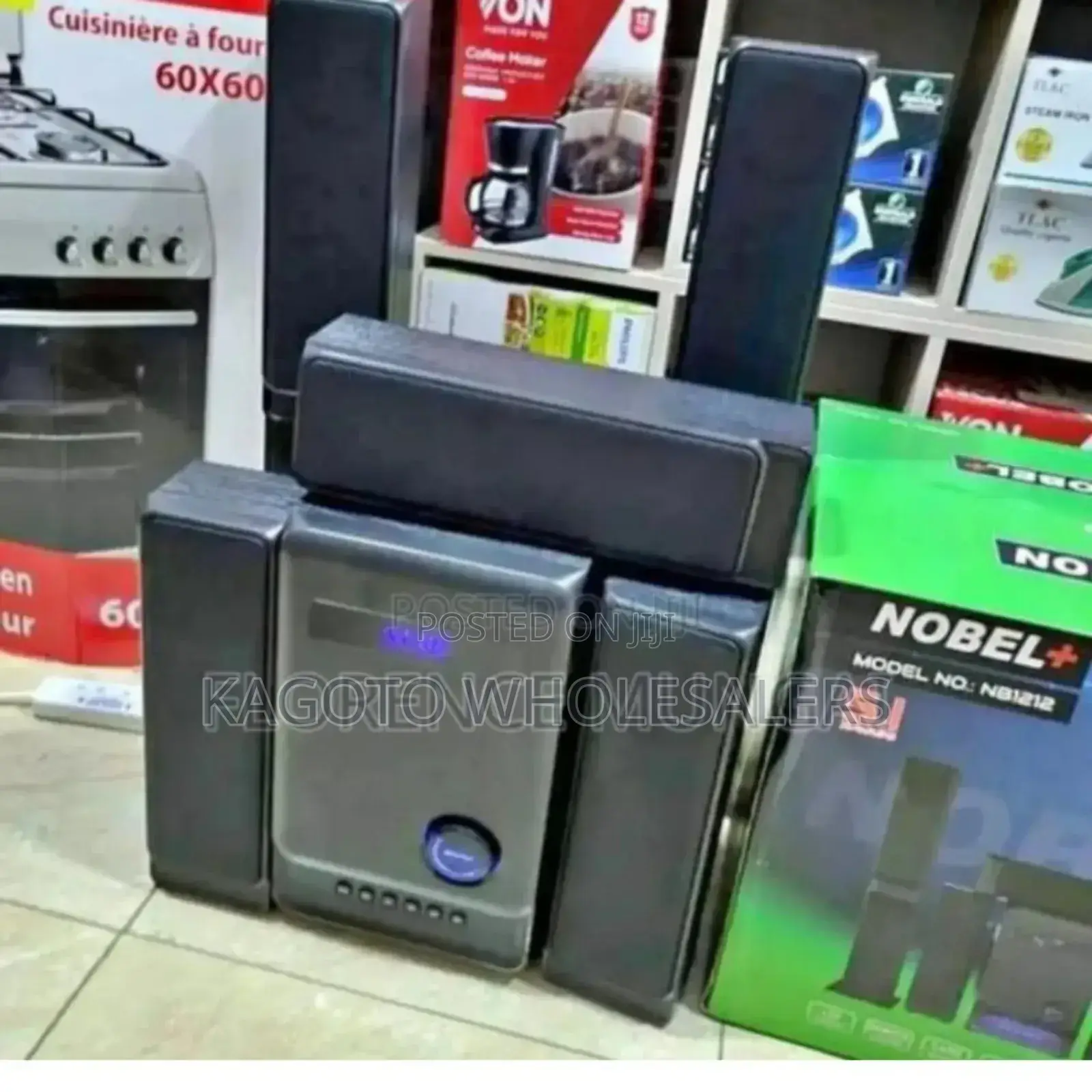 Black Nebel Nobel 1212 Home Theatre. 5speakers