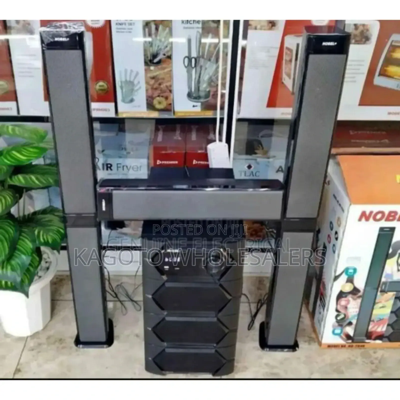 Powerful Nobel 5speaker Home Theater With Tall Boys