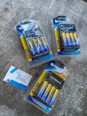 Daewoo 4 Aa + Charger Rechargeable Battery