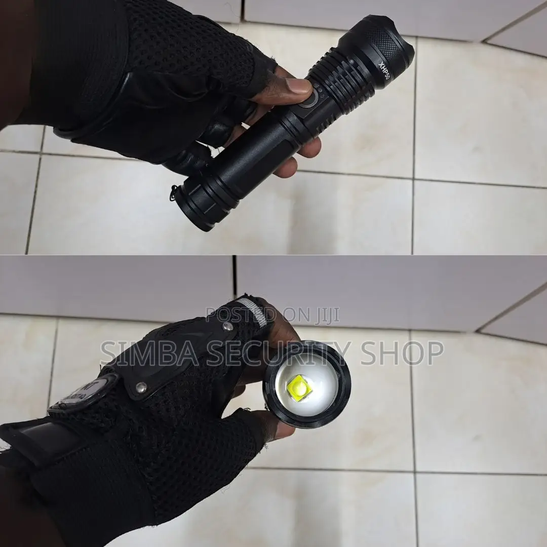 Very Bright Flashlight P50 Torch 2000 Lumens Rechargeable