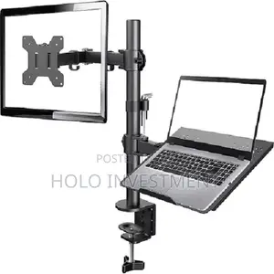 Monitor Arm With Laptop Stand Mounting Type