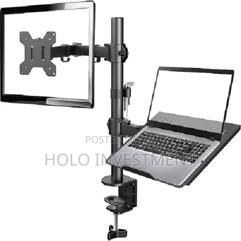 Monitor Arm With Laptop Stand Mounting Type