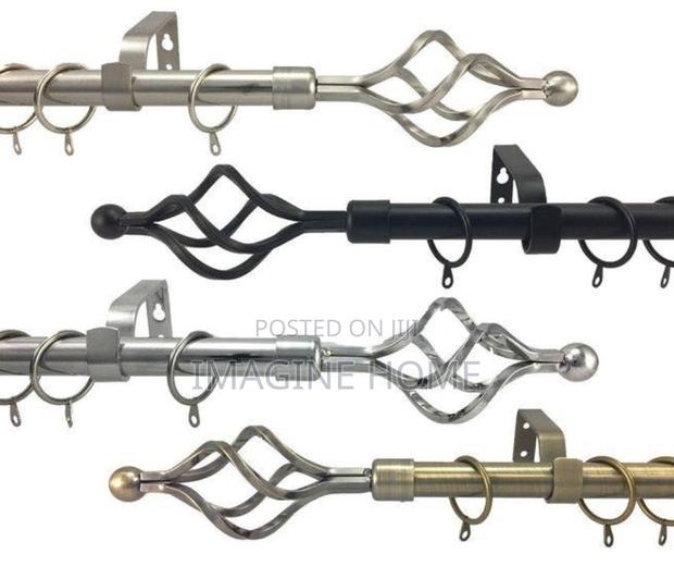 Functional and Fashionable Curtain Rods - main view