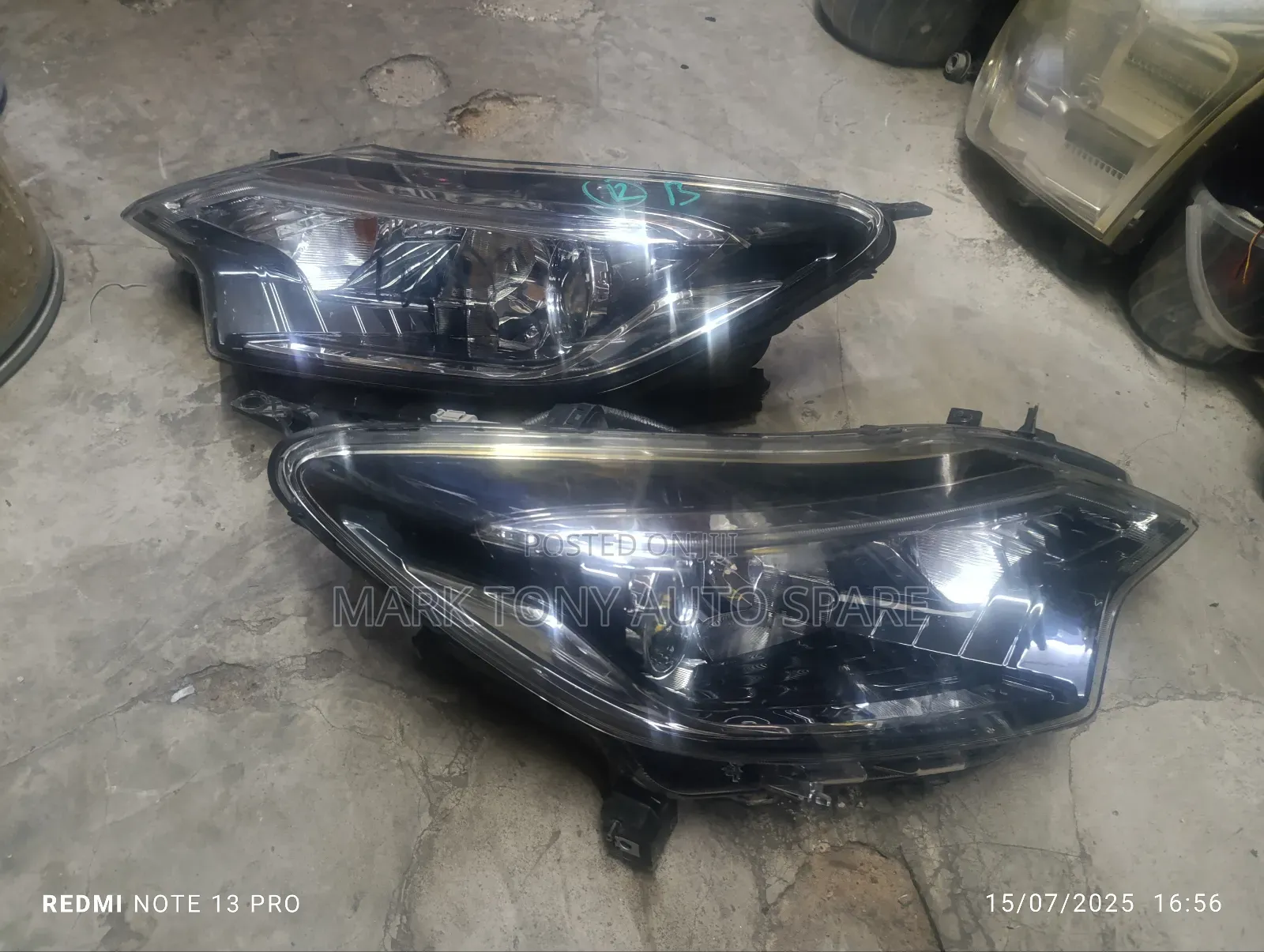 Note 2018 Zenon Headlight 