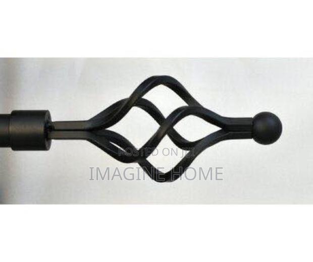Kitchen and Living Room Window Curtain Rods - main view