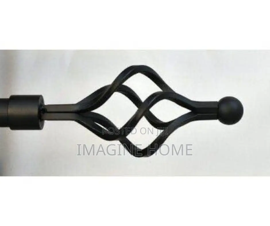 Kitchen and Living Room Window Curtain Rods